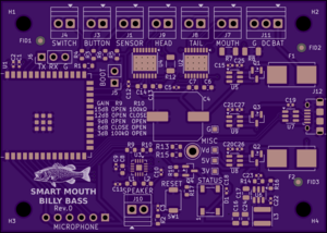 Rev.0 board preview from OSHPARK