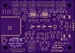 Rev.1 board preview from OSHPARK