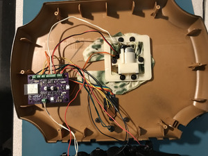 Rev.1 board installed in the toy