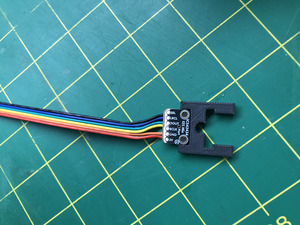 Mic board and wiring installed in the caddy
