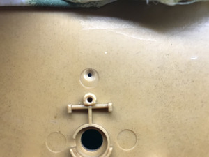 Audio through-hole