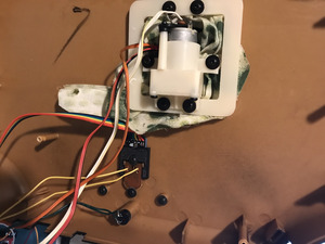 Installed onto the toy